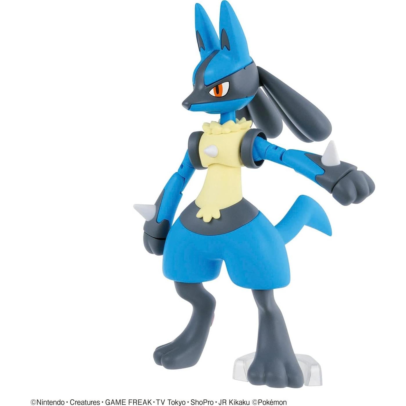Kit de Modelo Pokémon BANDAI Riolu y Lucario 1/8 Articulado