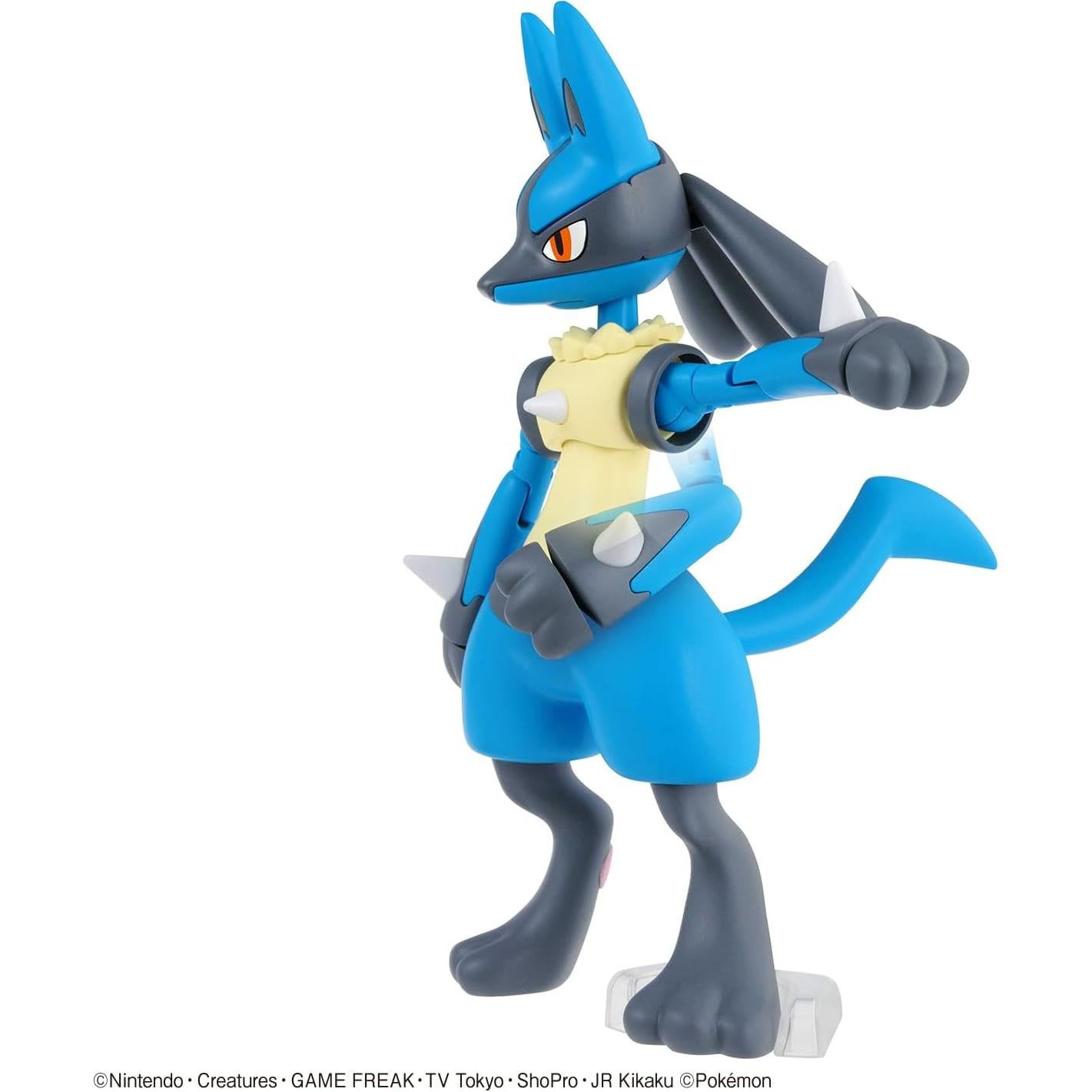 Kit de Modelo Pokémon BANDAI Riolu y Lucario 1/8 Articulado