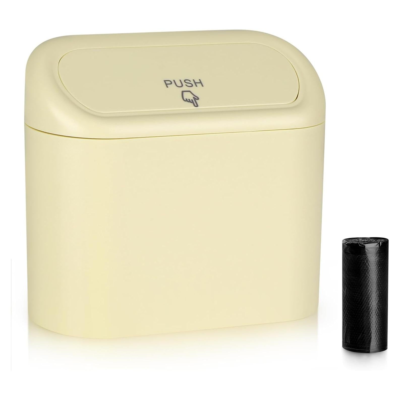 Bote de Basura Compacto Accmor Beige para Auto 3.8L