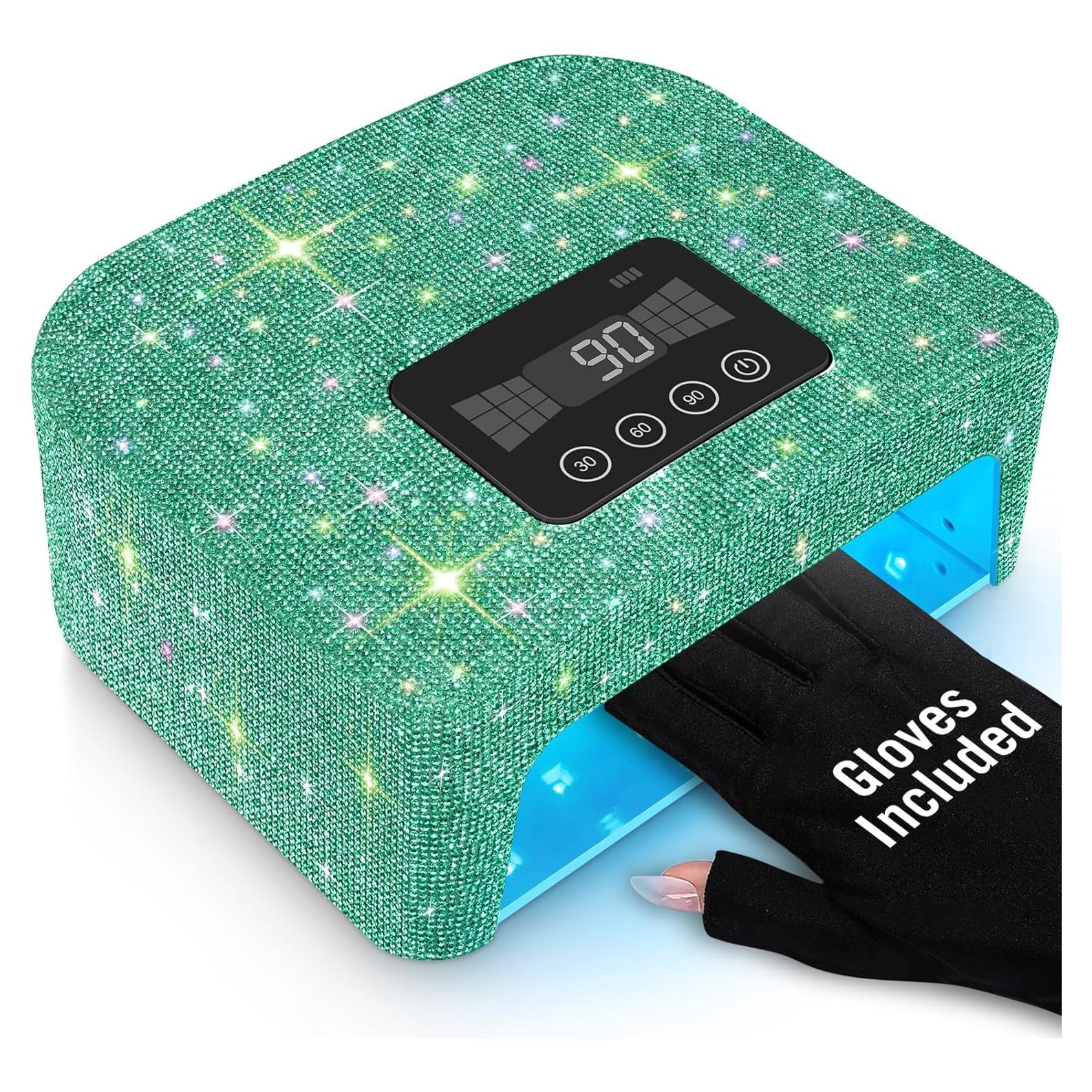 Lámpara UV de Uñas Inalámbrica Aedavey BQL11 Verde Brillante