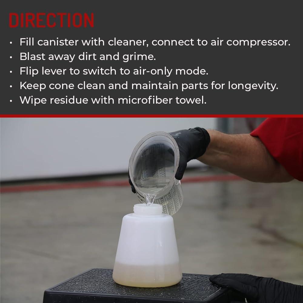 Pistola de Limpieza de Aire HI-TECH Vortex I - 0.73 kg