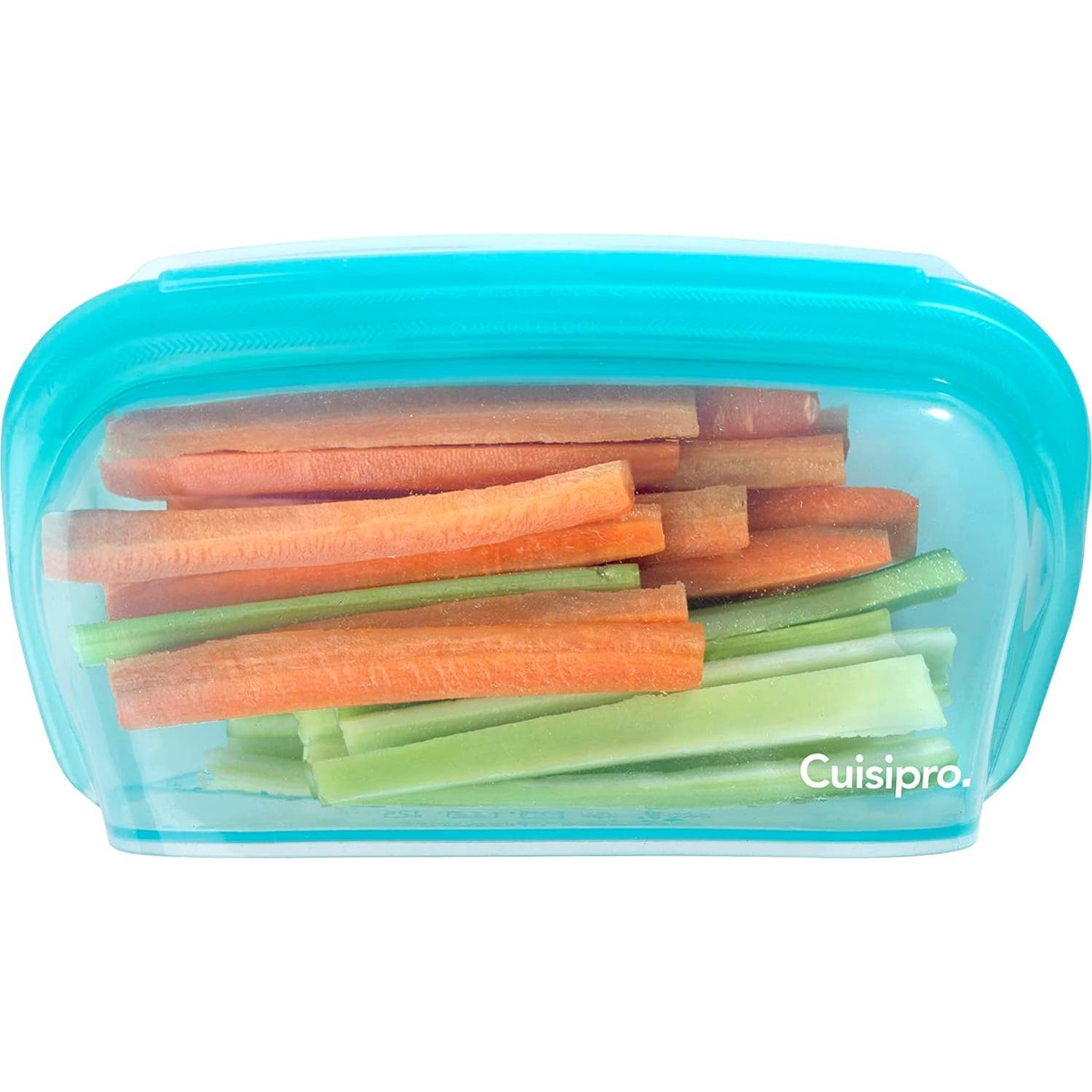 Bolsa Reutilizable de Silicona Cuisipro 1.0L Aqua