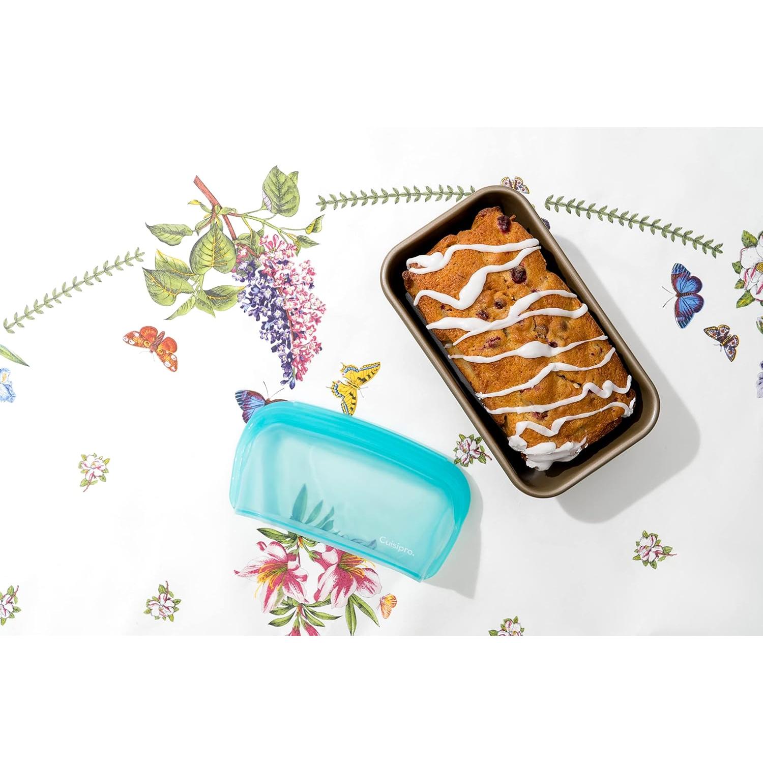 Bolsa Reutilizable de Silicona Cuisipro 1.0L Aqua