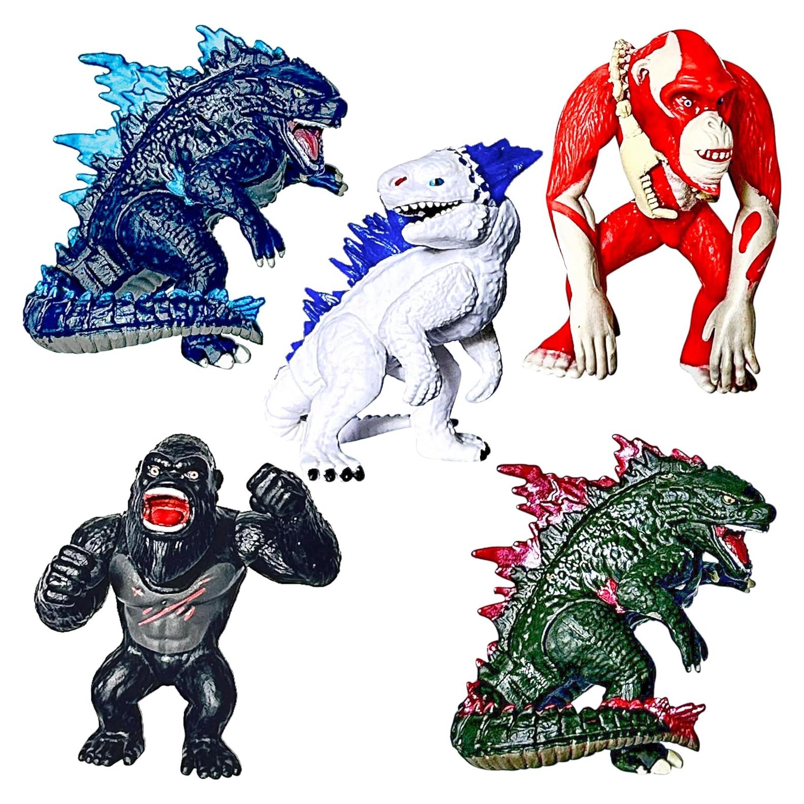 Set de 5 Figuras Chibi Godzilla x Kong - TwCare