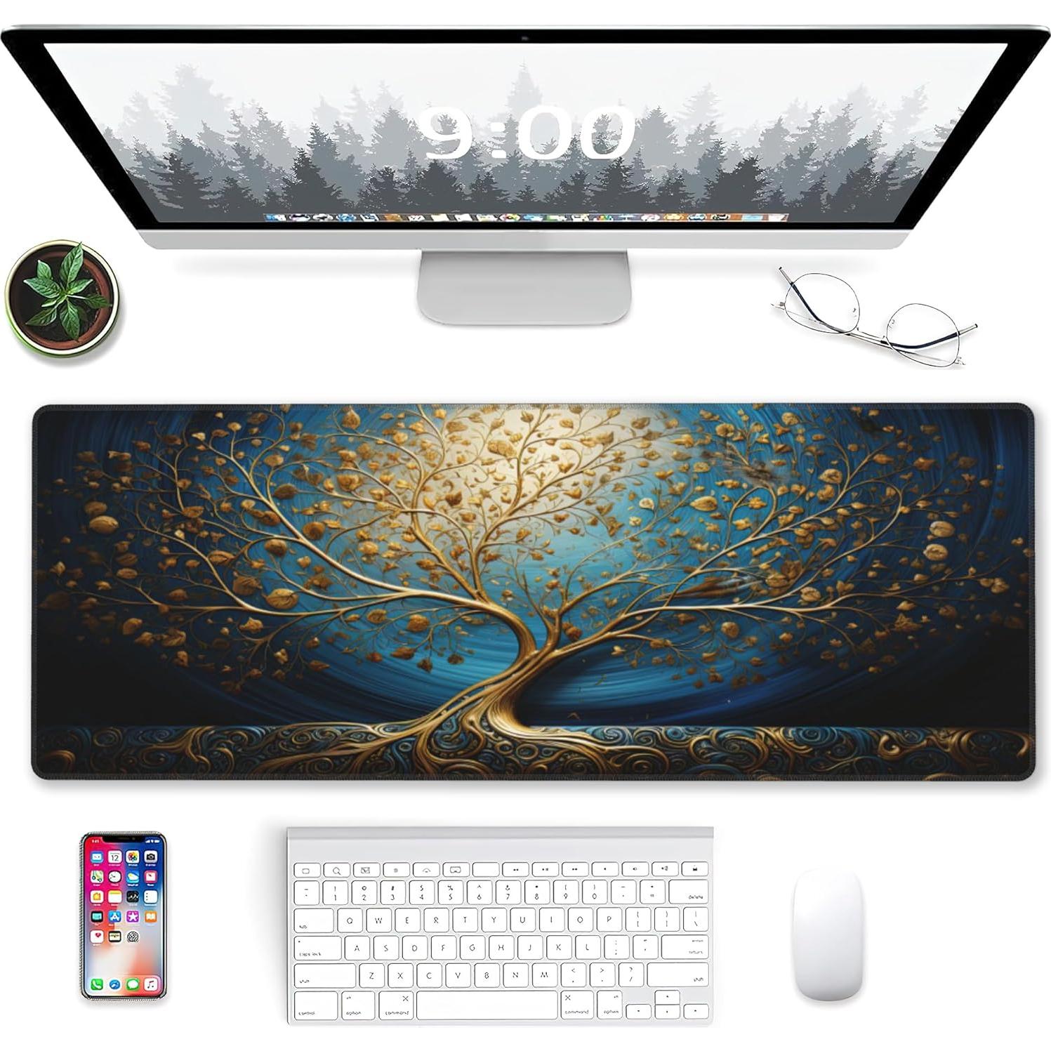 Alfombrilla de escritorio Meikosks XL 80x30 cm arte moderno 3D