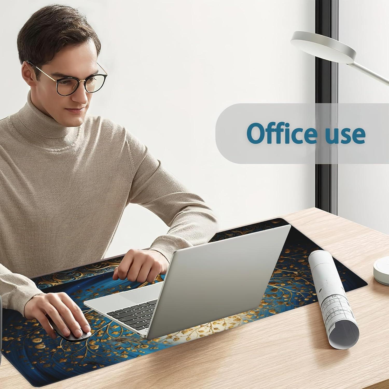 Alfombrilla de escritorio Meikosks XL 80x30 cm arte moderno 3D