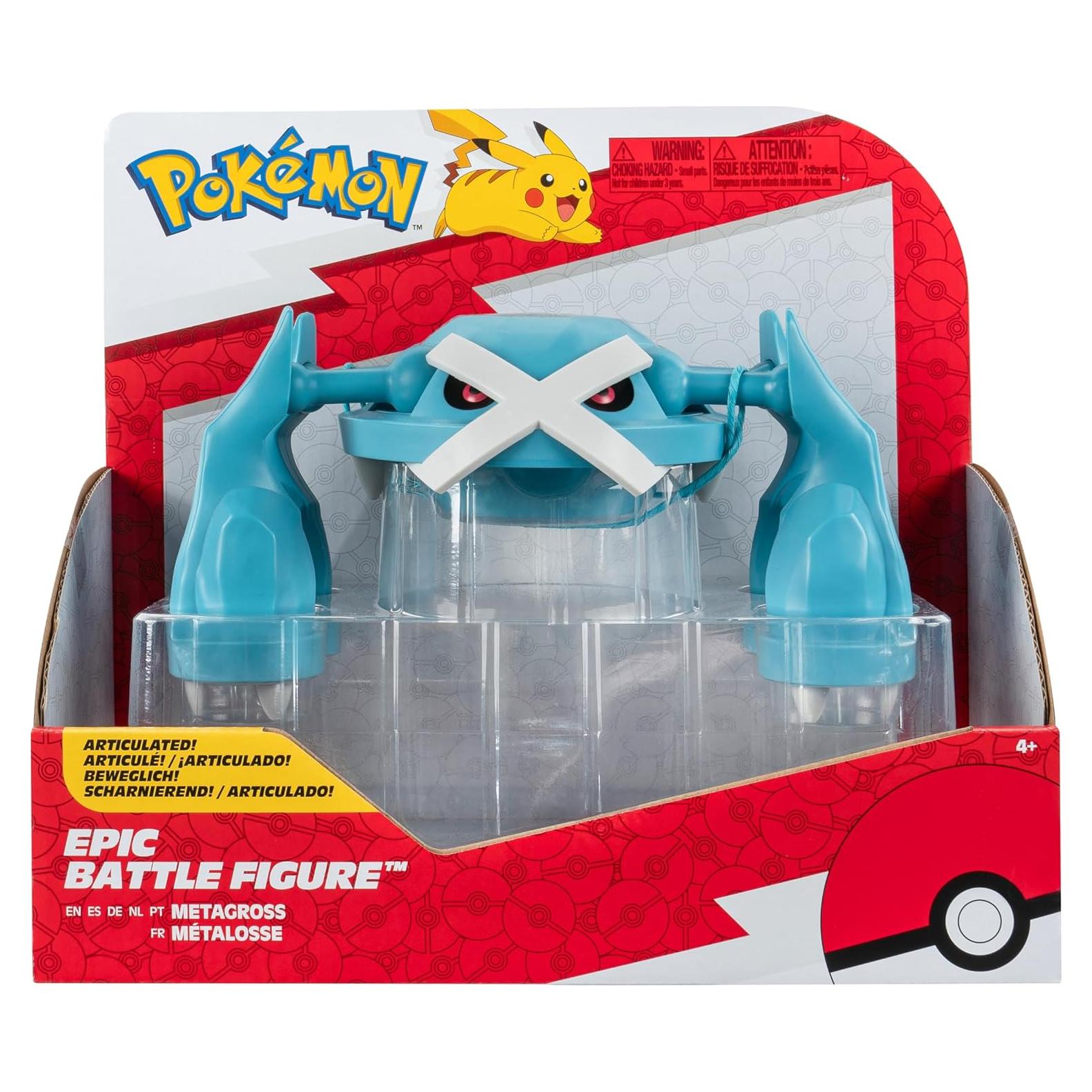 Figura Metagross Pokémon Jazwares 30 cm Articulada