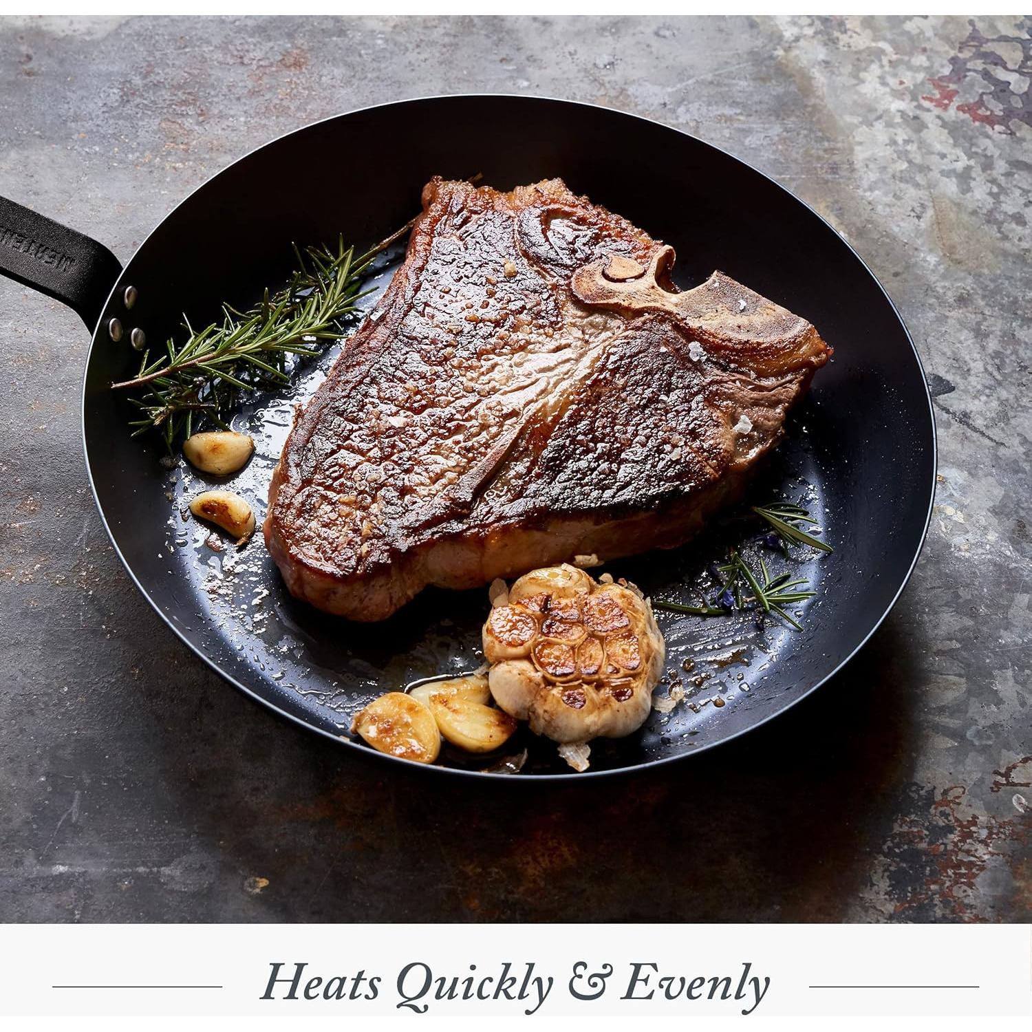 Sartén Antiadherente Merten & Storck 25.4 cm Acero Carbono