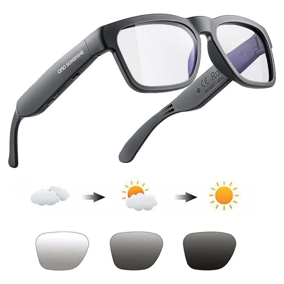 Gafas Inteligentes OhO A8-T8 con Altavoz Bluetooth y UV