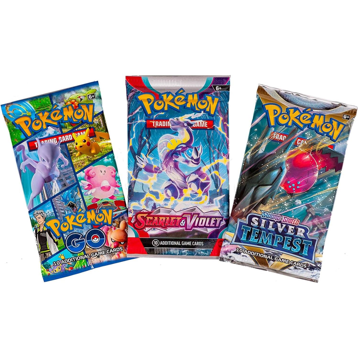 Pokemon TCG: 3 Paquetes de Mejora + 1 Carta Holofoil