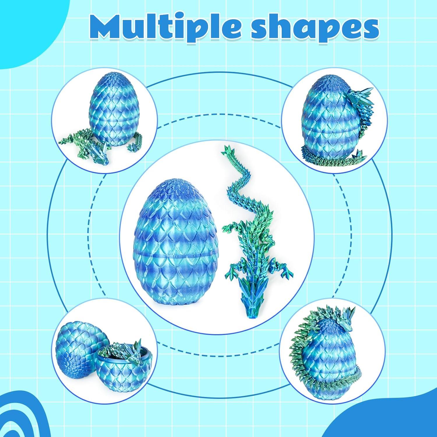 Huevos de Dragón Grandes Cinderwing3D 18 cm Articulados