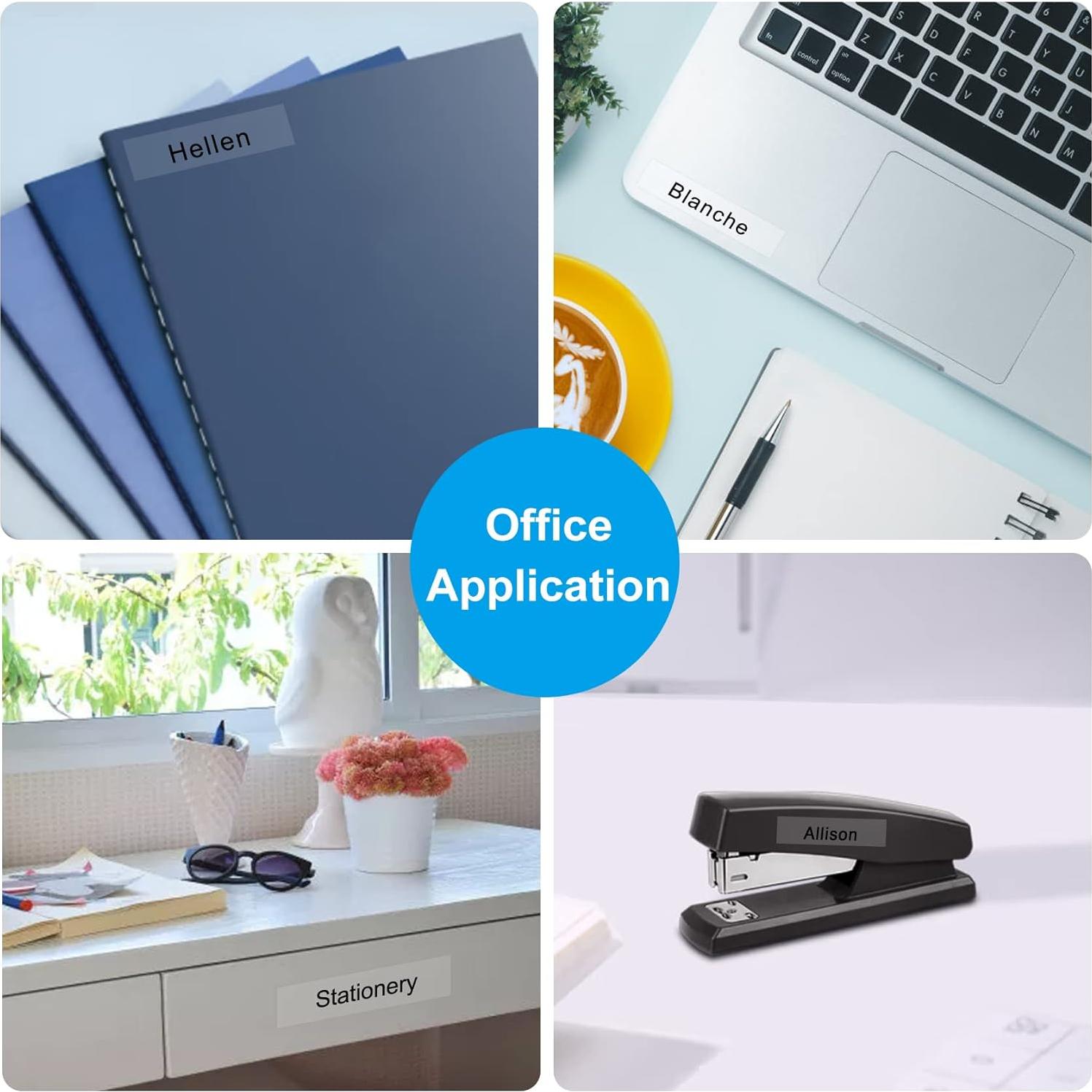 Cinta de Etiquetas Laminada Lonitul TZe-131 12mm Transparente