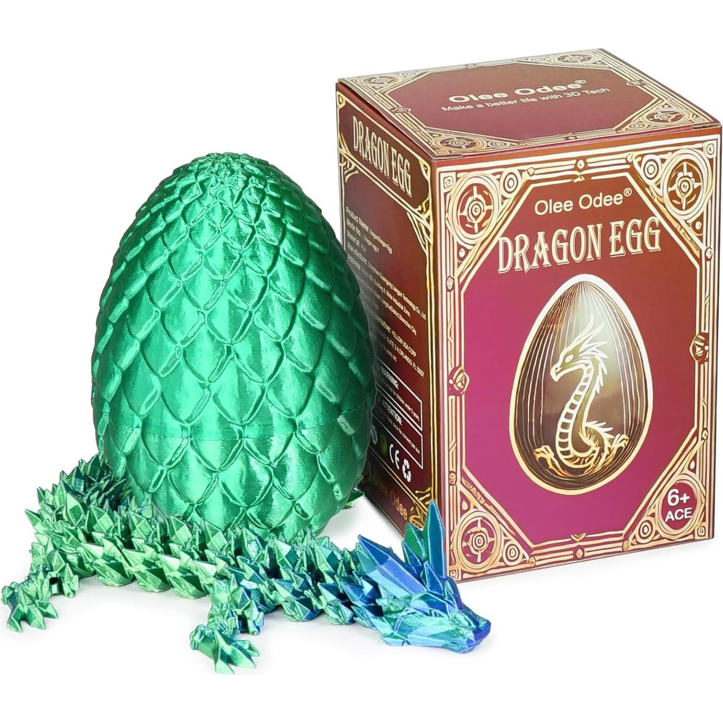 Huevos de Dragón Cinderwing3D Verde Navidad Talla M