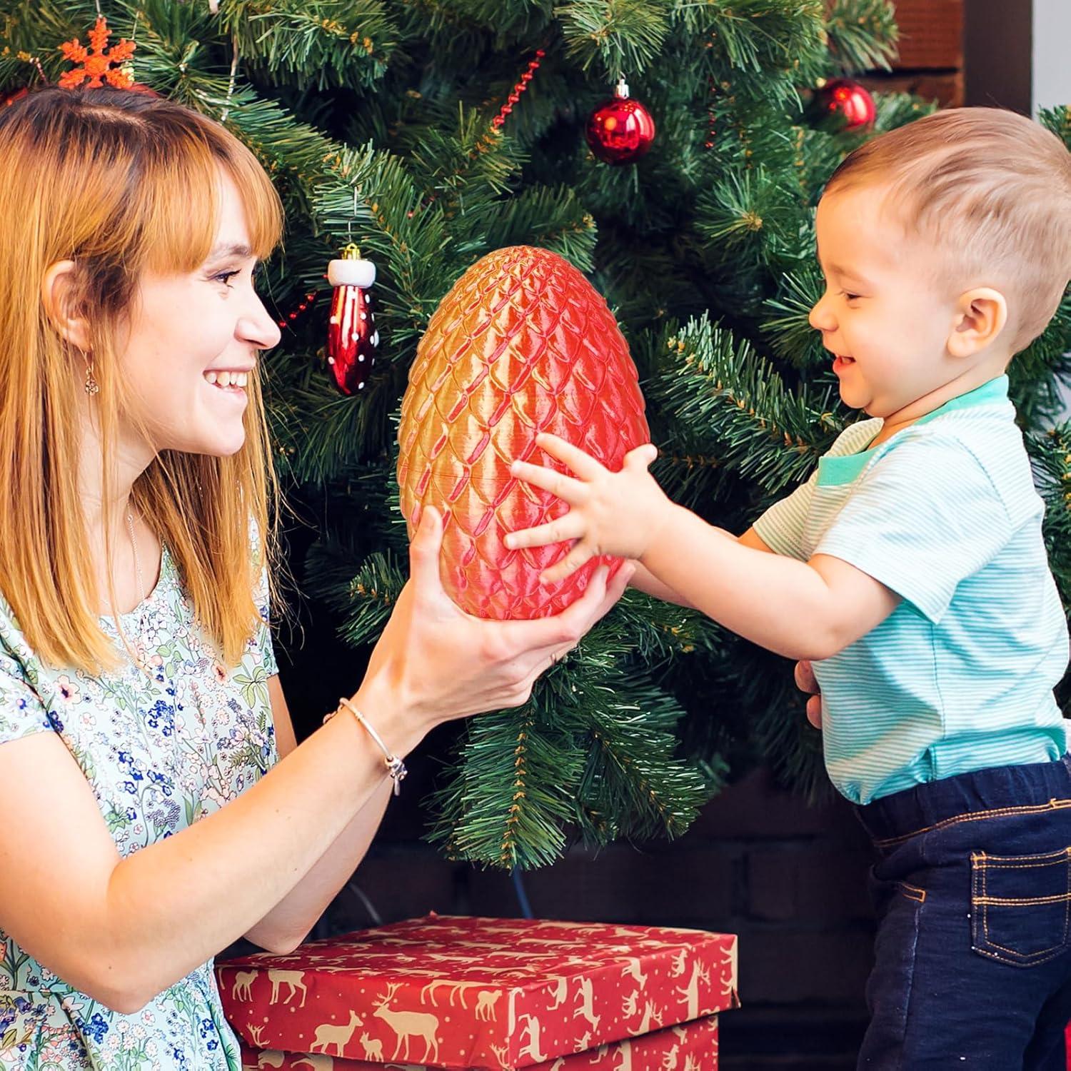 Huevo de Dragón Grande Cinderwing3D 18 cm Articulado