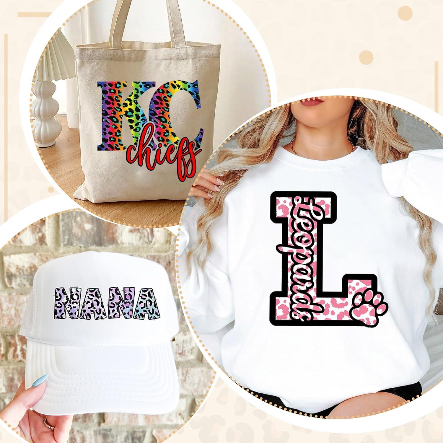 Vinilo de Transferencia de Calor Tintnut Leopardo - 10 Hojas 30.48x25.4cm