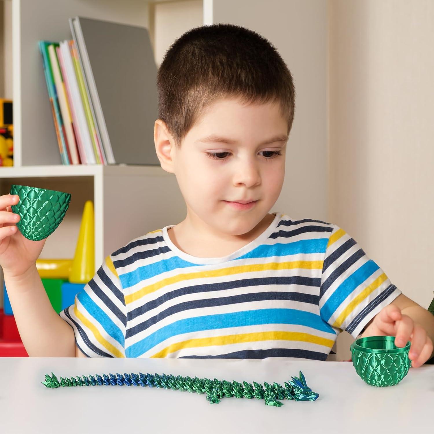 Huevo de Dragón Verde Navidad Cinderwing3D 9.91 cm