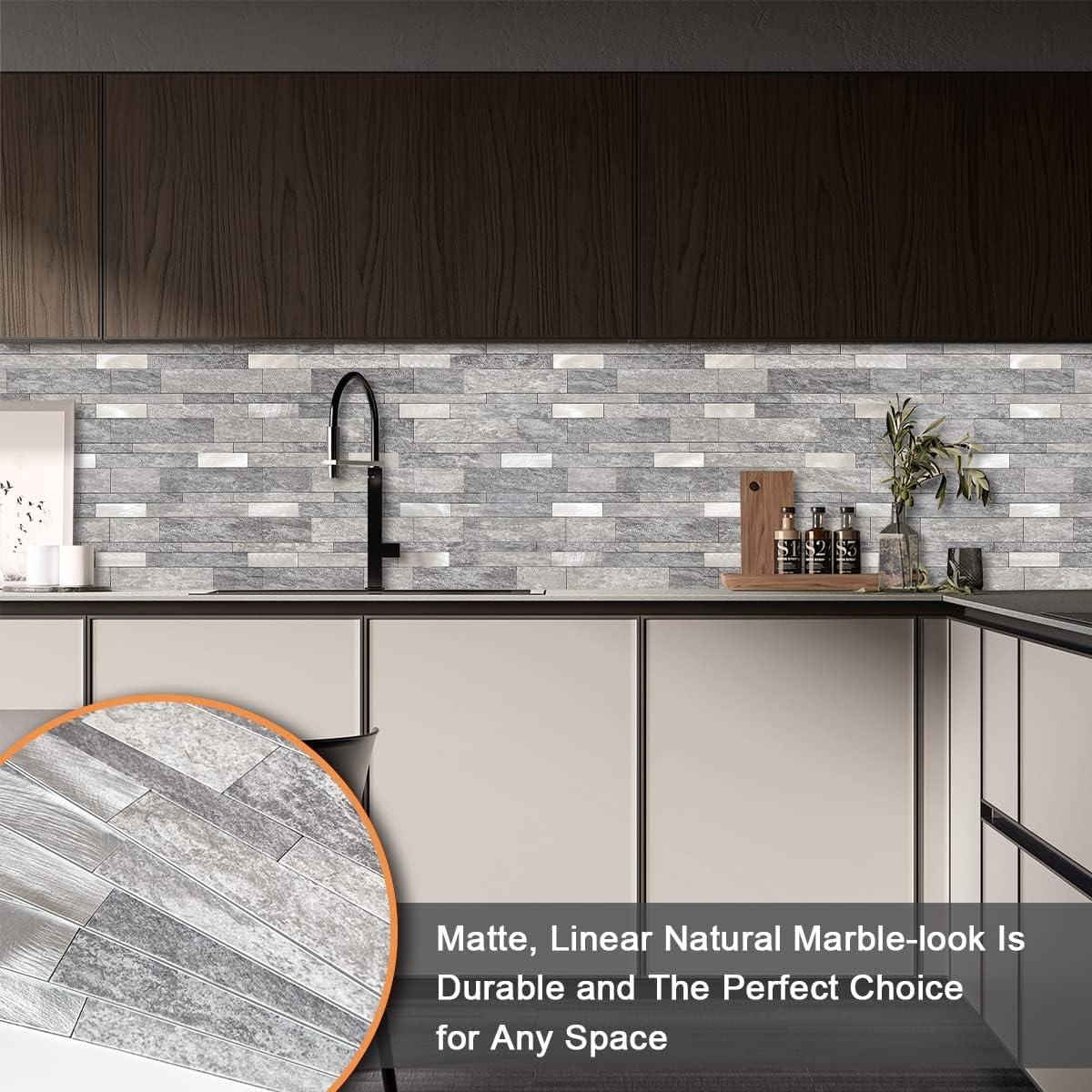 Azulejos Autoadhesivos VAOVI para Salpicadero de Cocina 5pcs