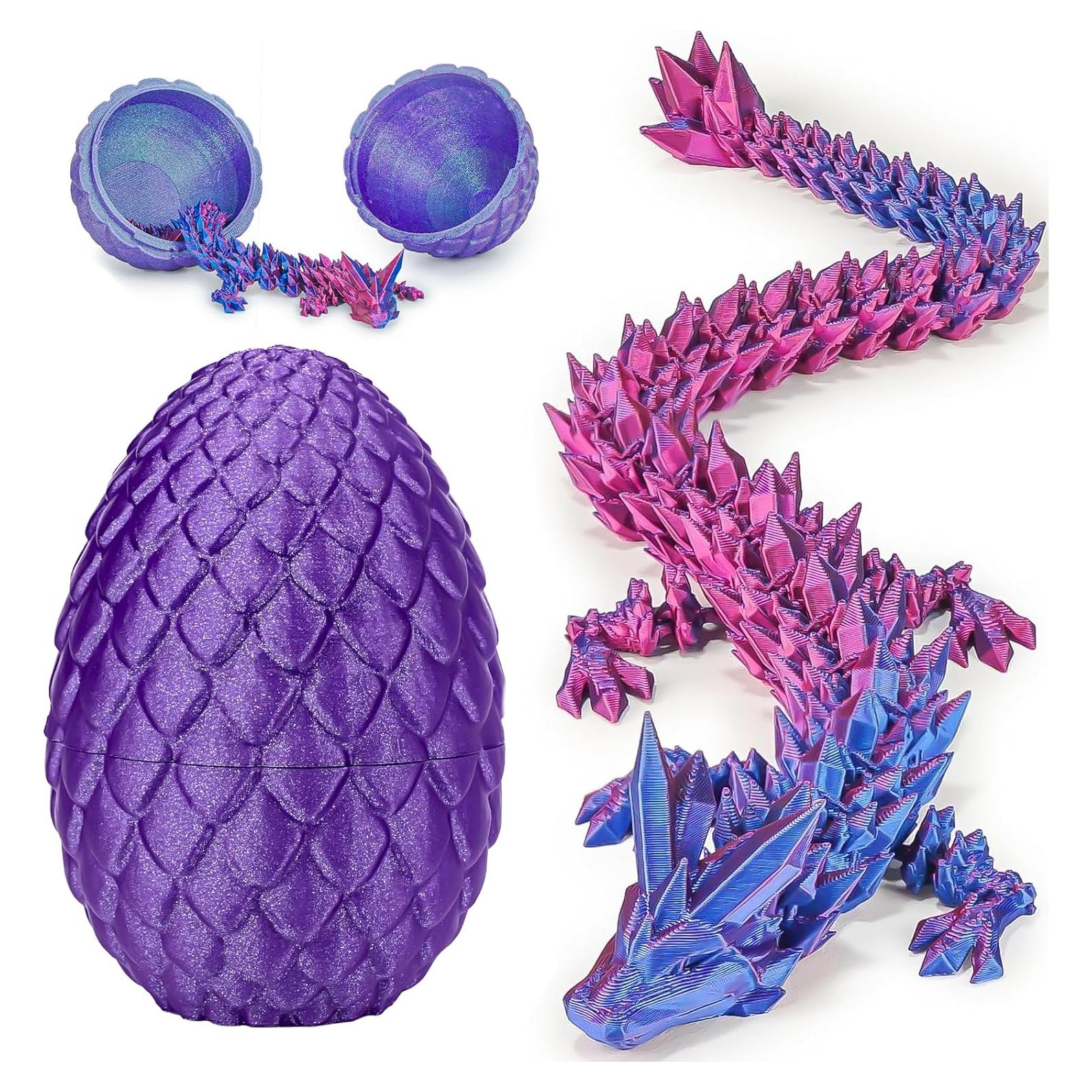 Huevos de Dragón 3D Cinderwing Talla M Púrpura Brillante