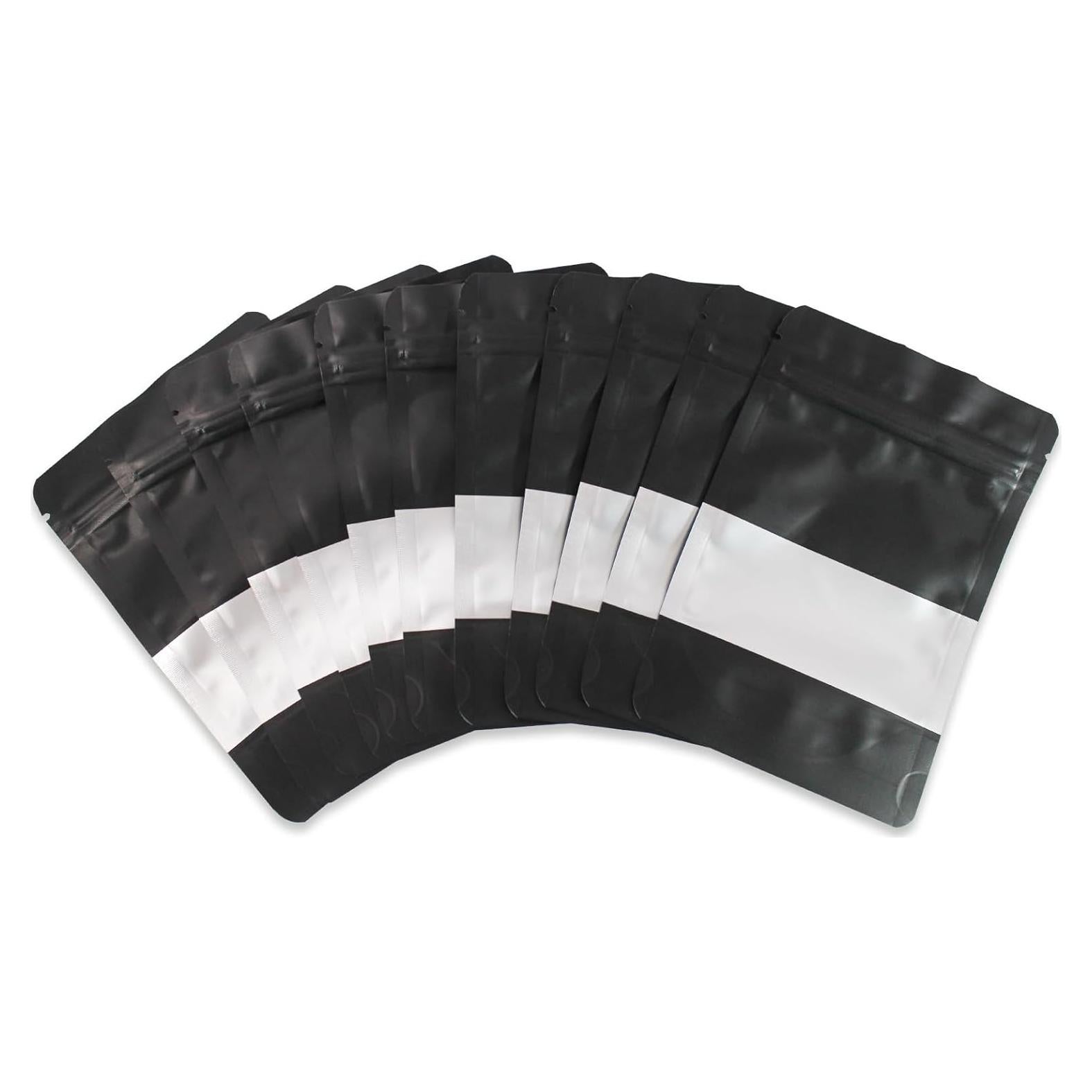 Bolsas Metálicas Negras Reutilizables PQZKLDP 50 Pcs 9.9x14.9 cm