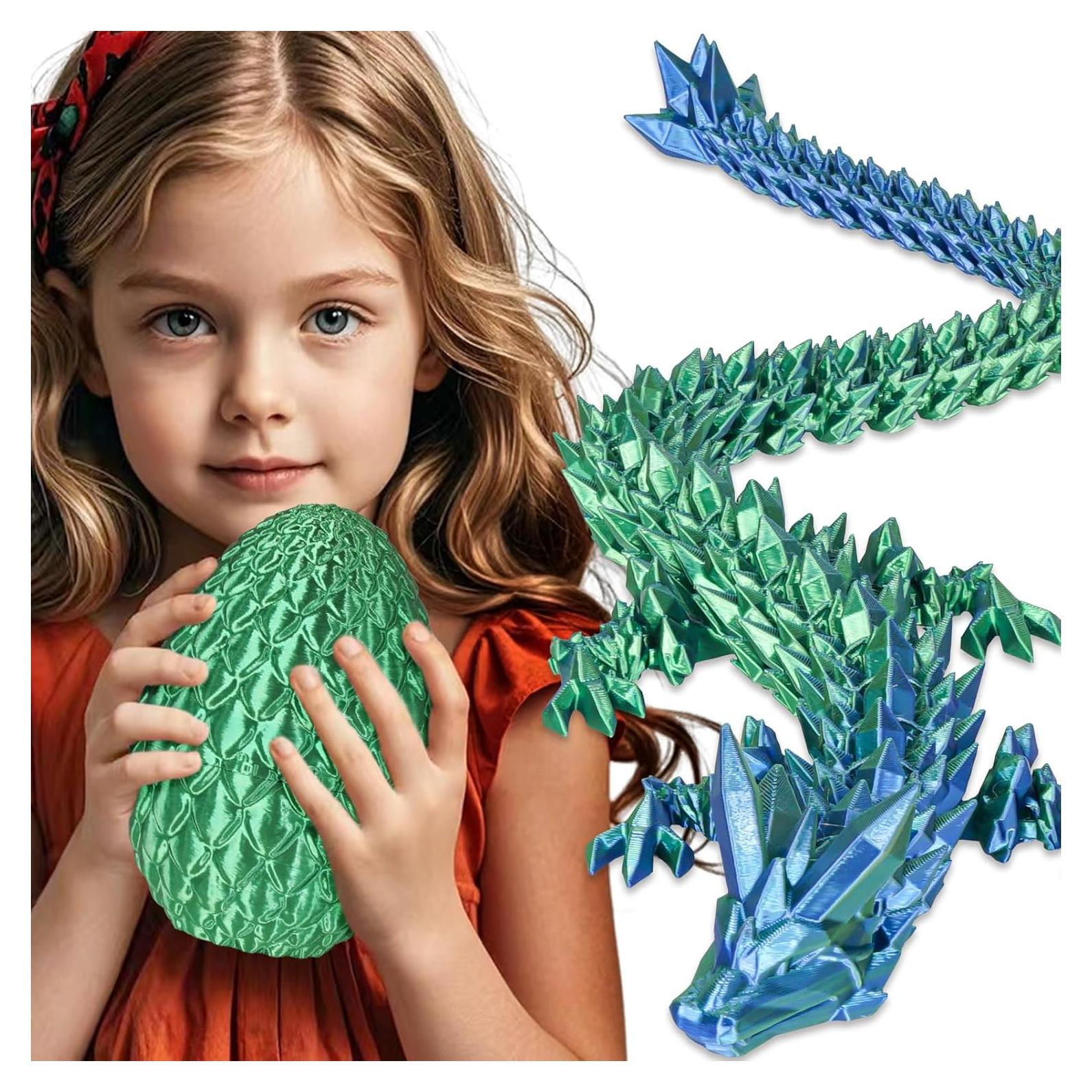 Huevos de Dragón Grandes Cinderwing3D 18 cm Verde Navidad