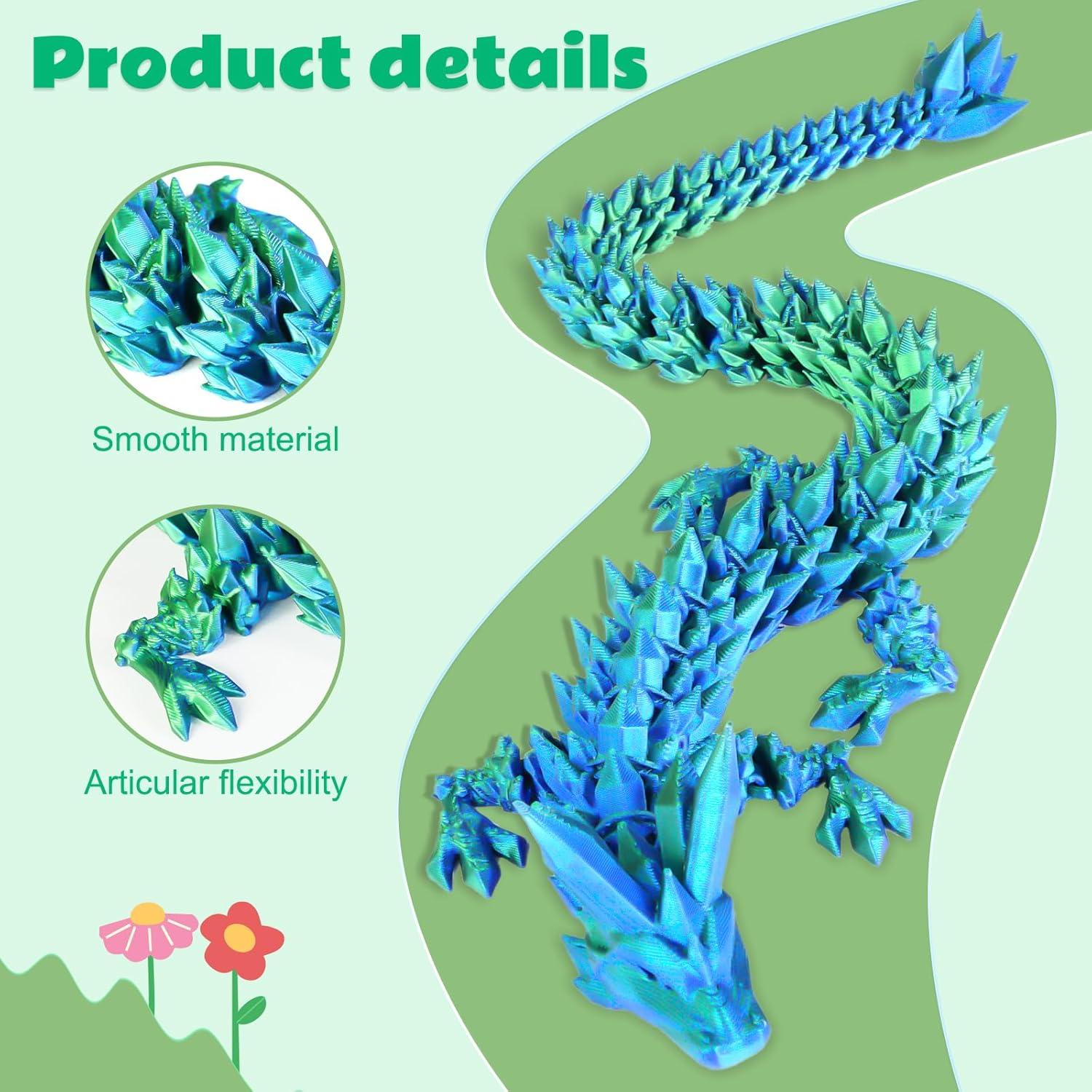 Huevos de Dragón Grandes Cinderwing3D 18 cm Verde Navidad