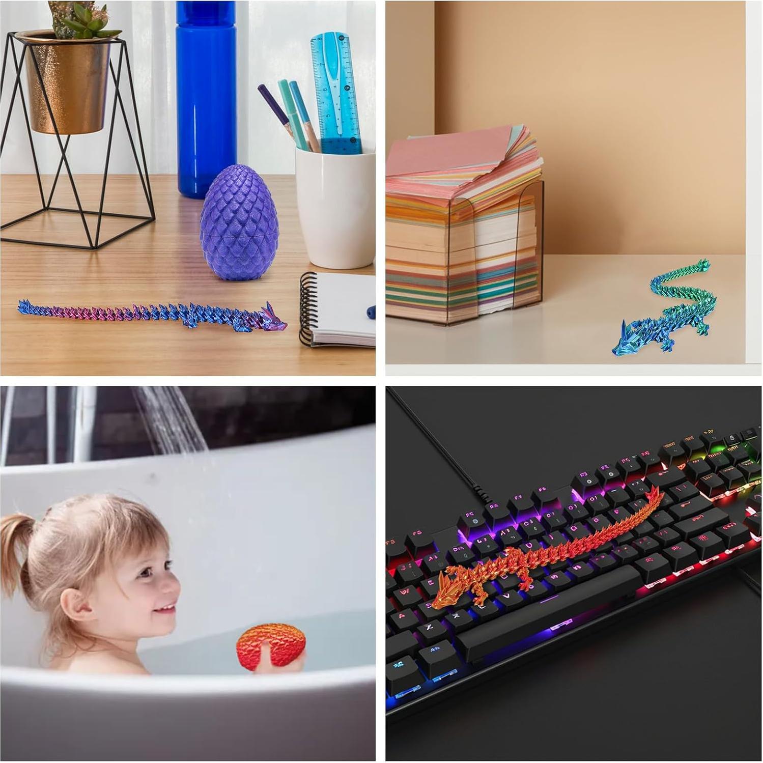 Huevos de Dragón Articulados Cinderwing3D - 9.91 cm