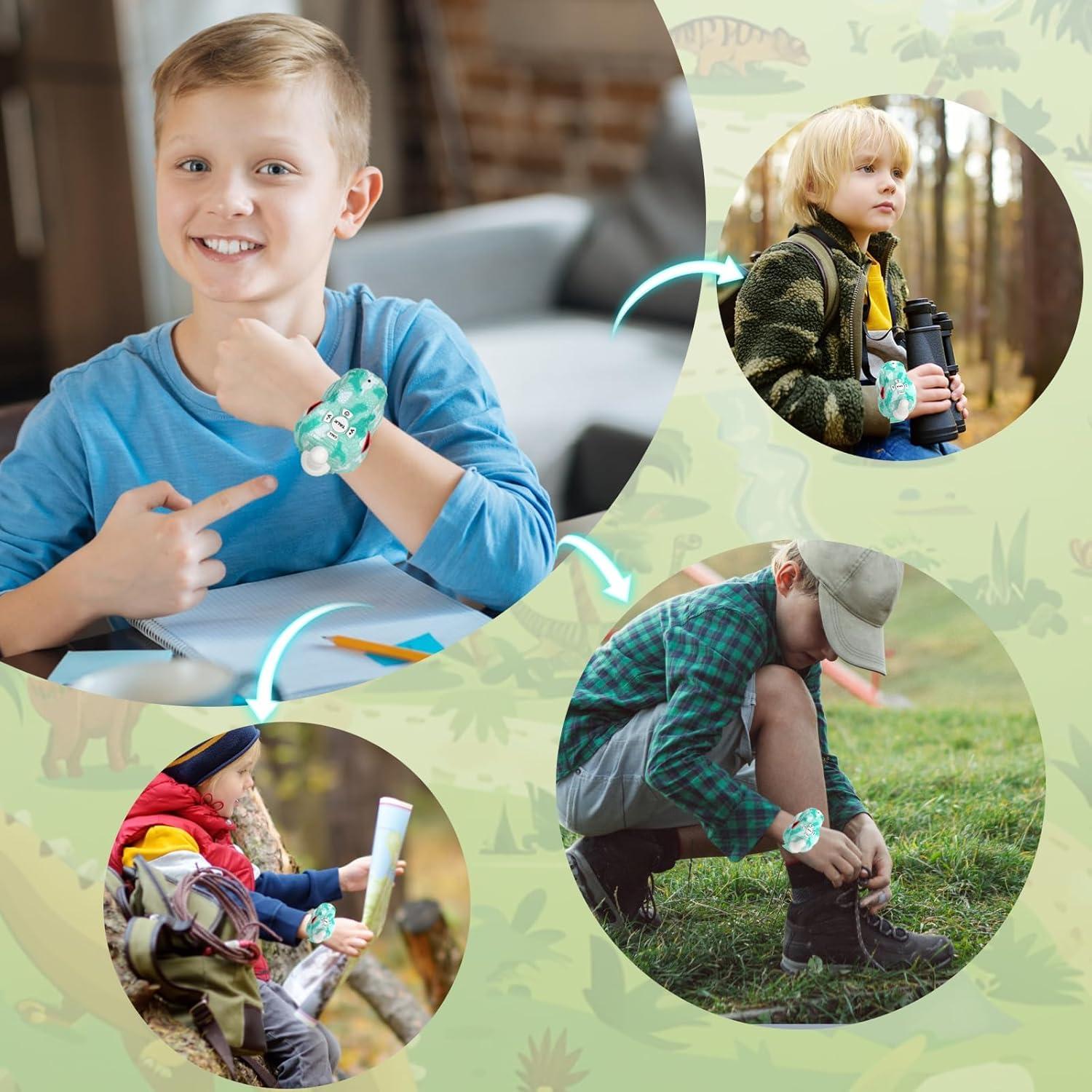 Walkie Talkies para Niños FYGURSO Azul Dinosaurio 1000m