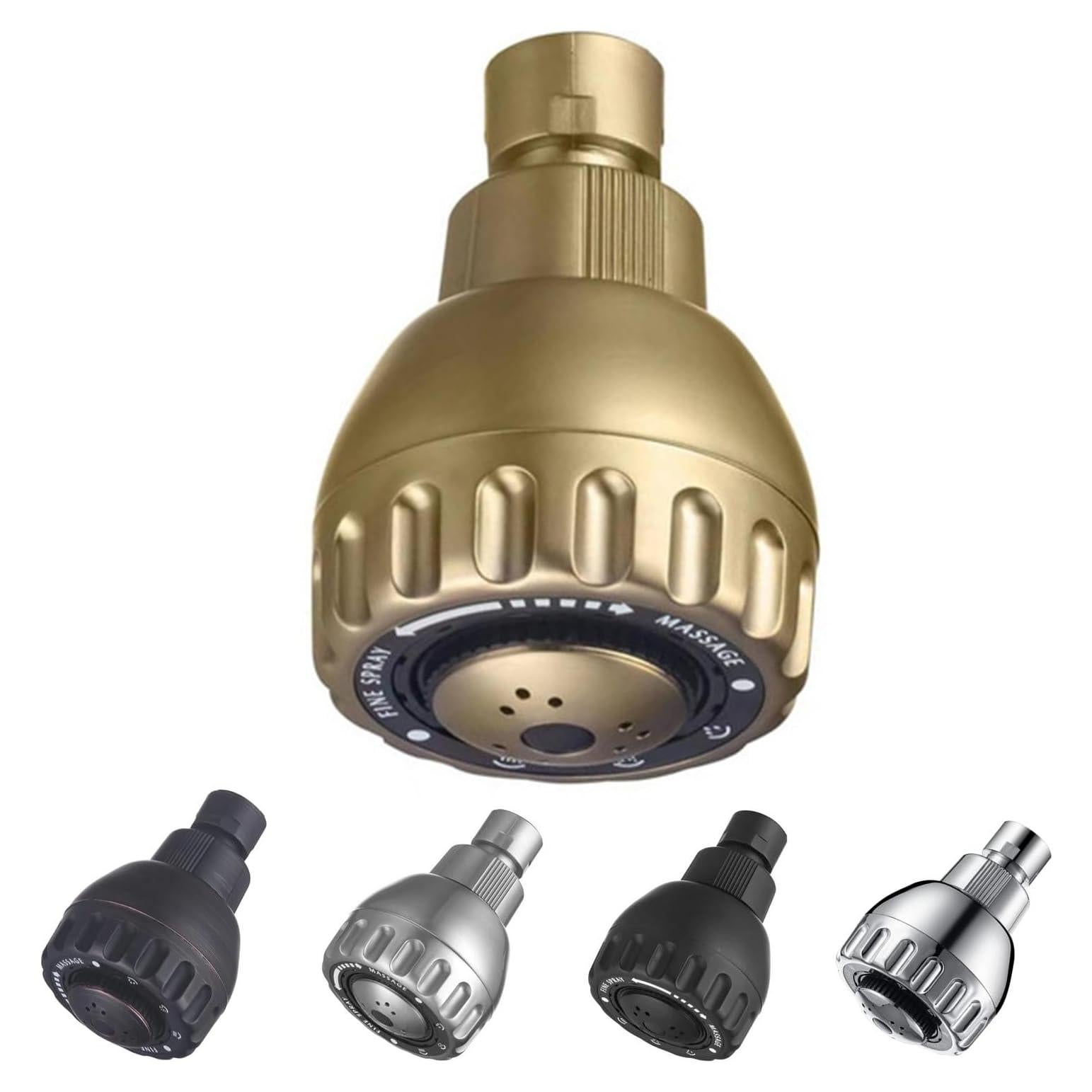 Cabezal de Ducha Techzm Alta Presión 3 Configuraciones 12.7cm