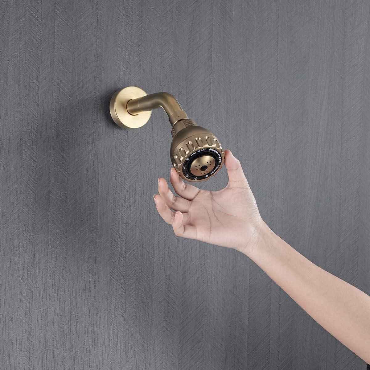 Cabezal de Ducha Techzm Alta Presión 3 Configuraciones 12.7cm