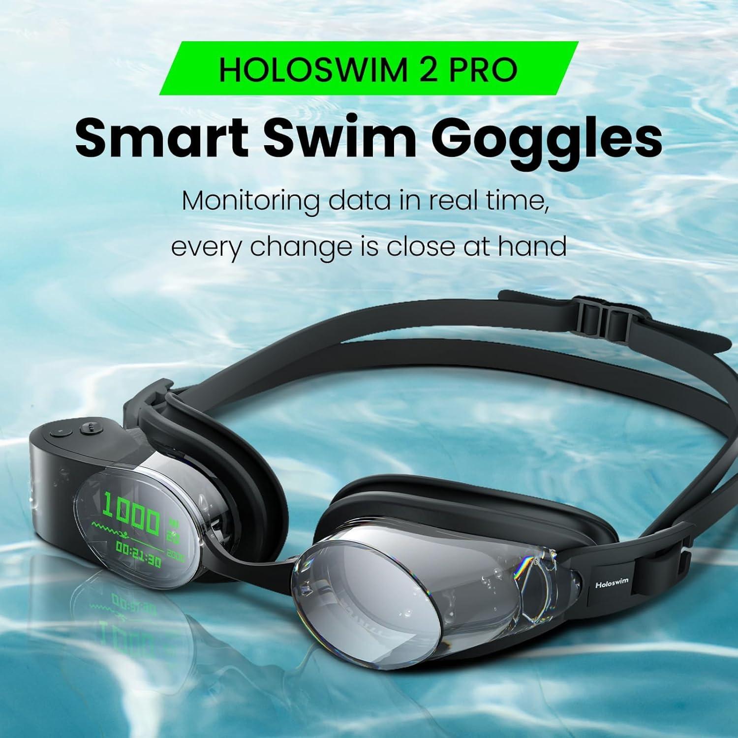 Gafas de natación inteligentes Holoswim 2PRO -5.0D