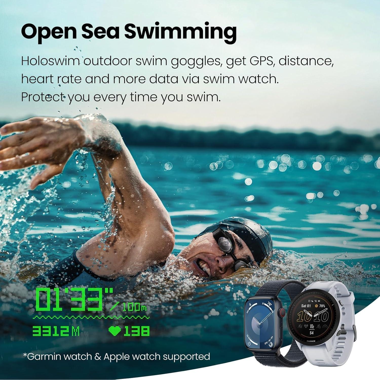 Gafas de natación inteligentes Holoswim 2PRO -5.0D