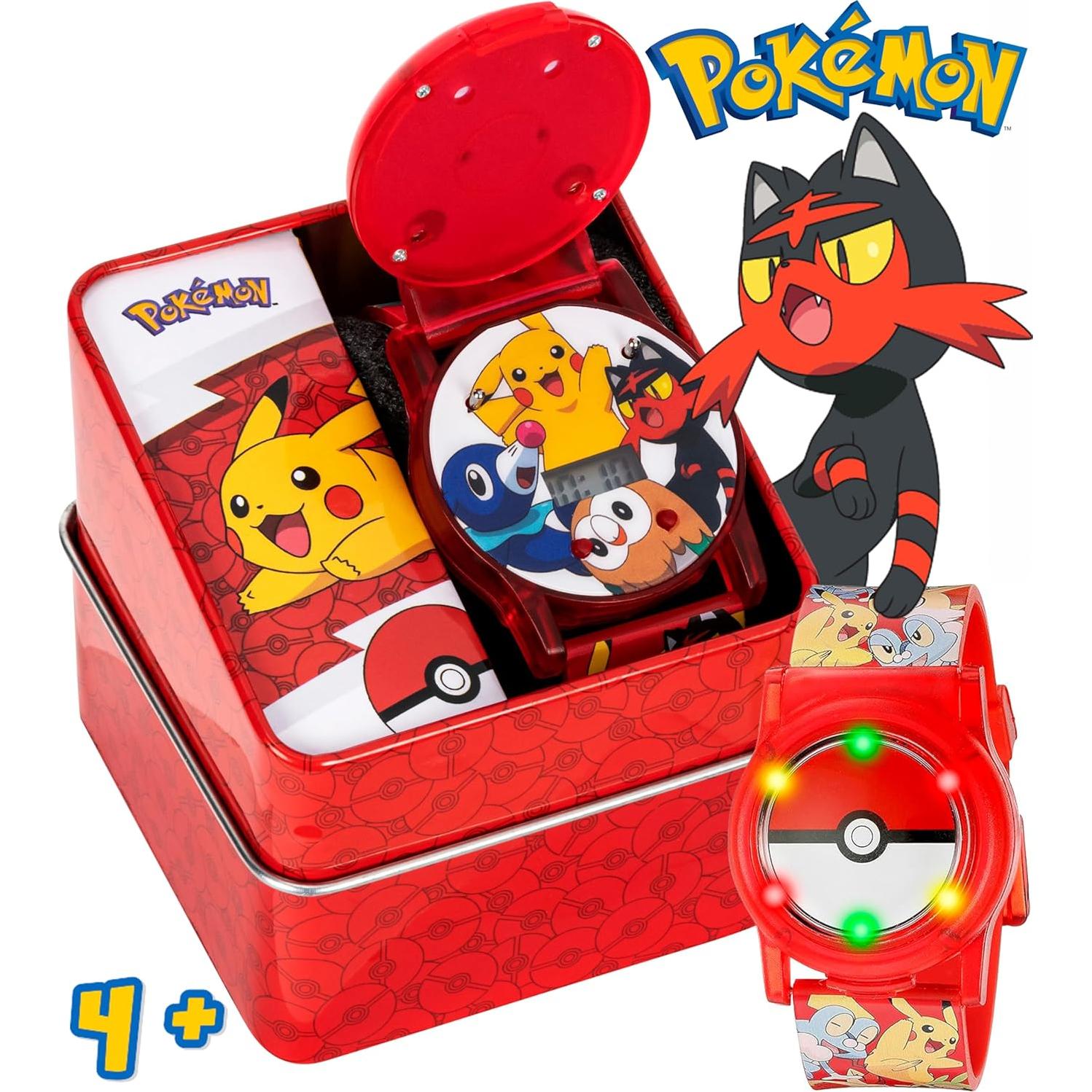 Reloj Digital Accutime Kids Pokemon Rojo Pokeball