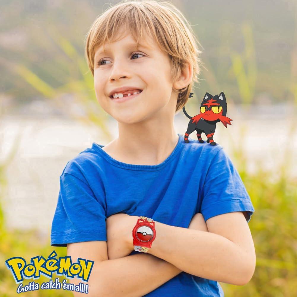 Reloj Digital Accutime Kids Pokemon Rojo Pokeball