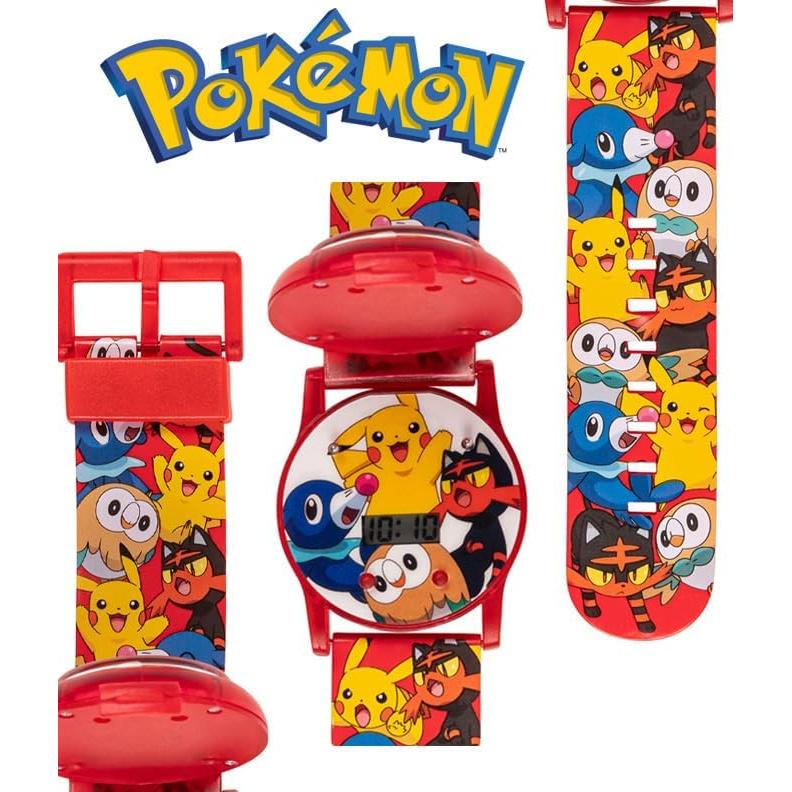 Reloj Digital Accutime Kids Pokemon Rojo Pokeball