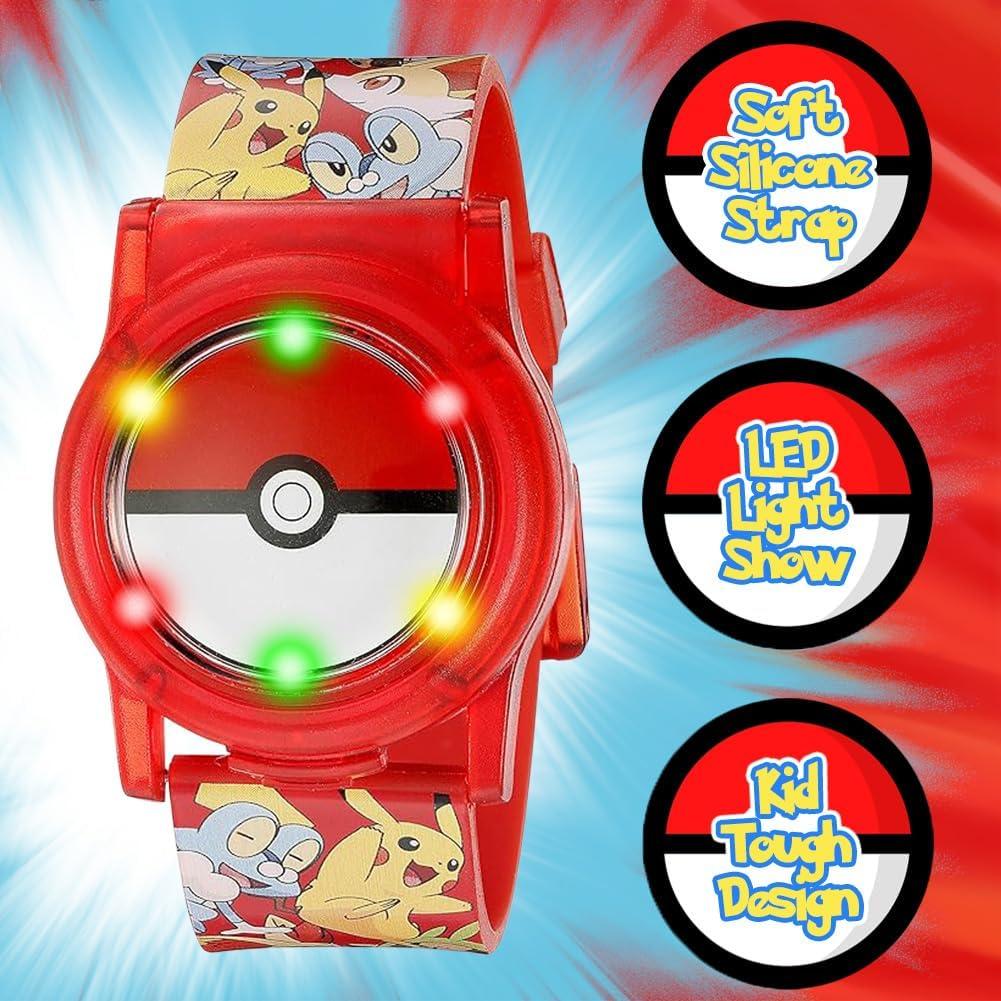 Reloj Digital Accutime Kids Pokemon Rojo Pokeball