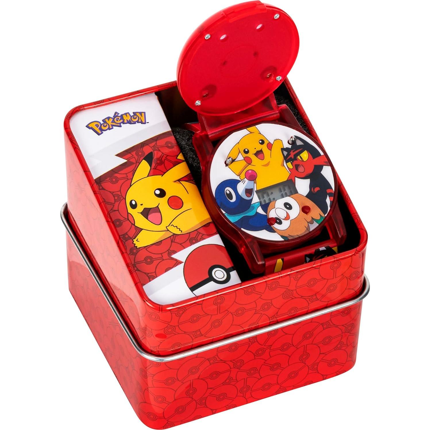 Reloj Digital Accutime Kids Pokemon Rojo Pokeball