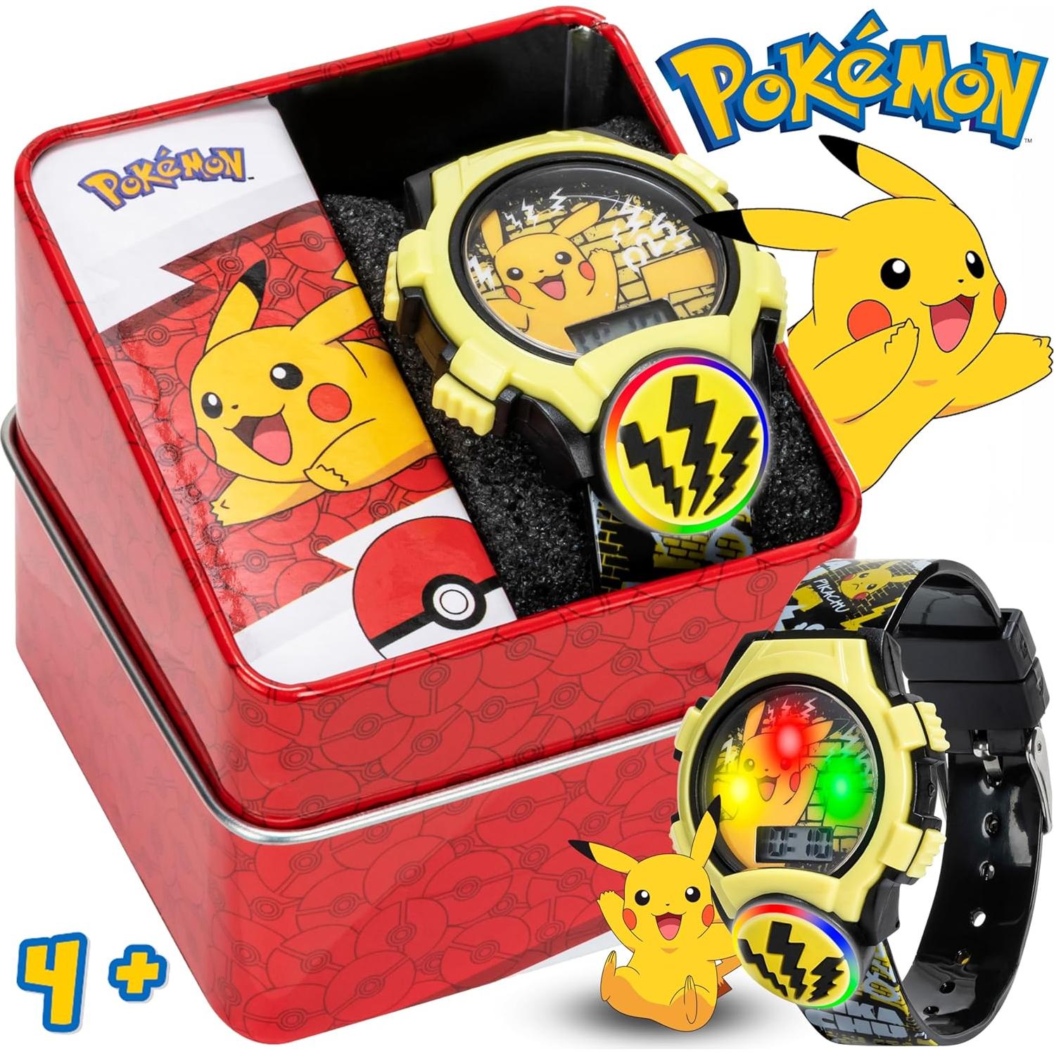 Reloj Digital LCD Accutime Kids Pokémon Iluminado