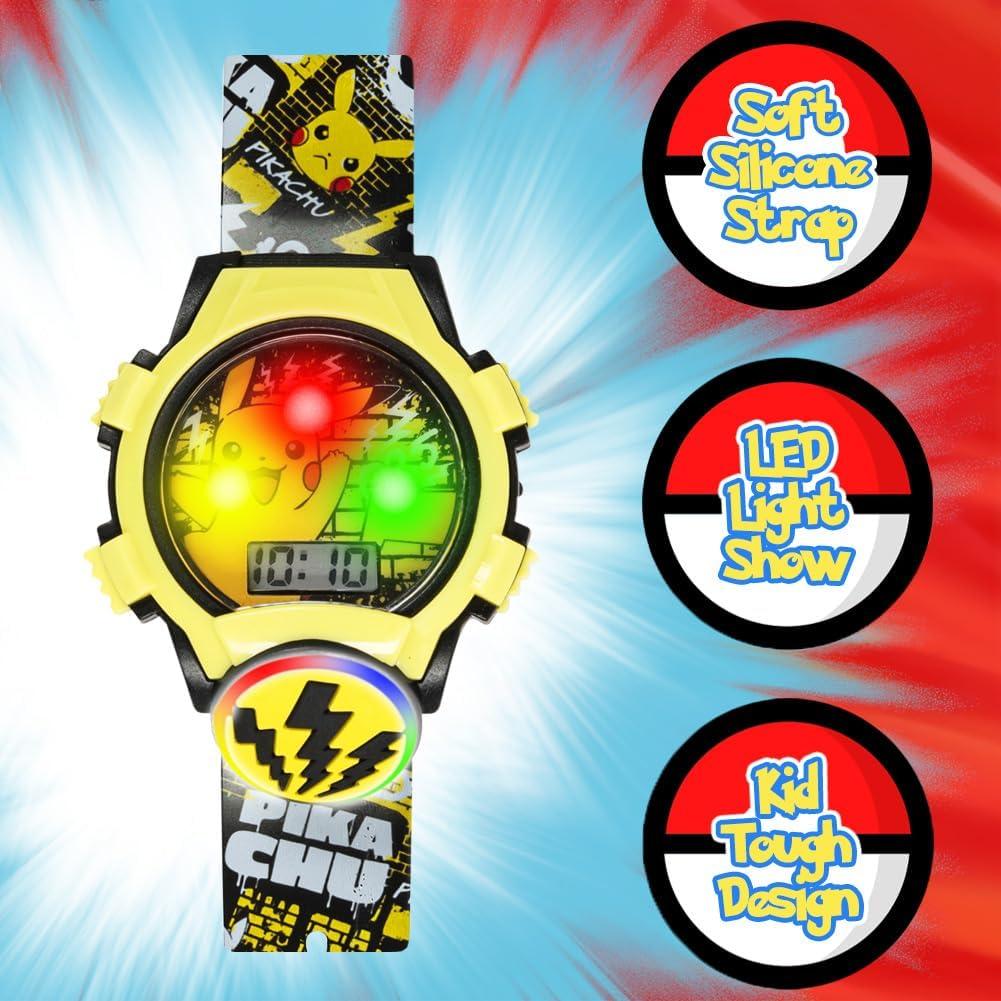 Reloj Digital LCD Accutime Kids Pokémon Iluminado