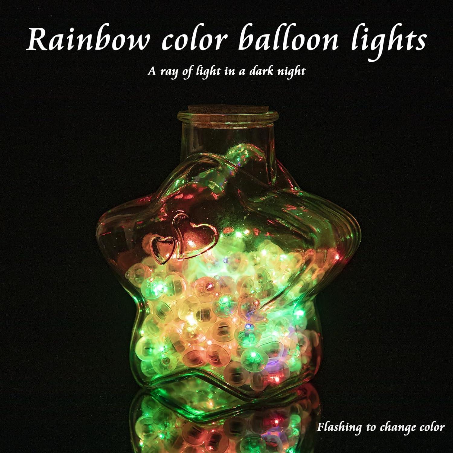 50 Luces de Globo LED Arcoíris chzk para Decoración de Fiesta