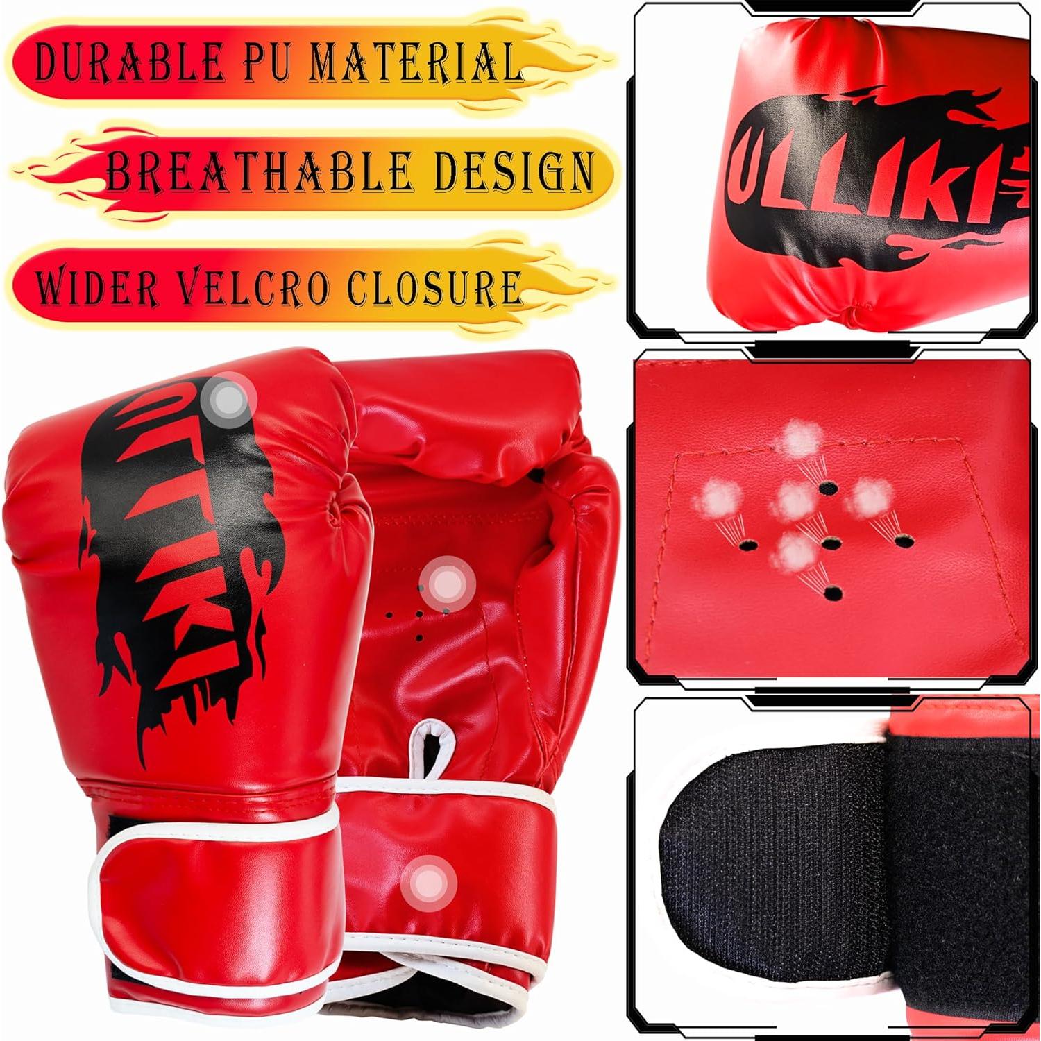 Saco de Boxeo ULLIKI 165 cm con Guantes para Adultos y Niños