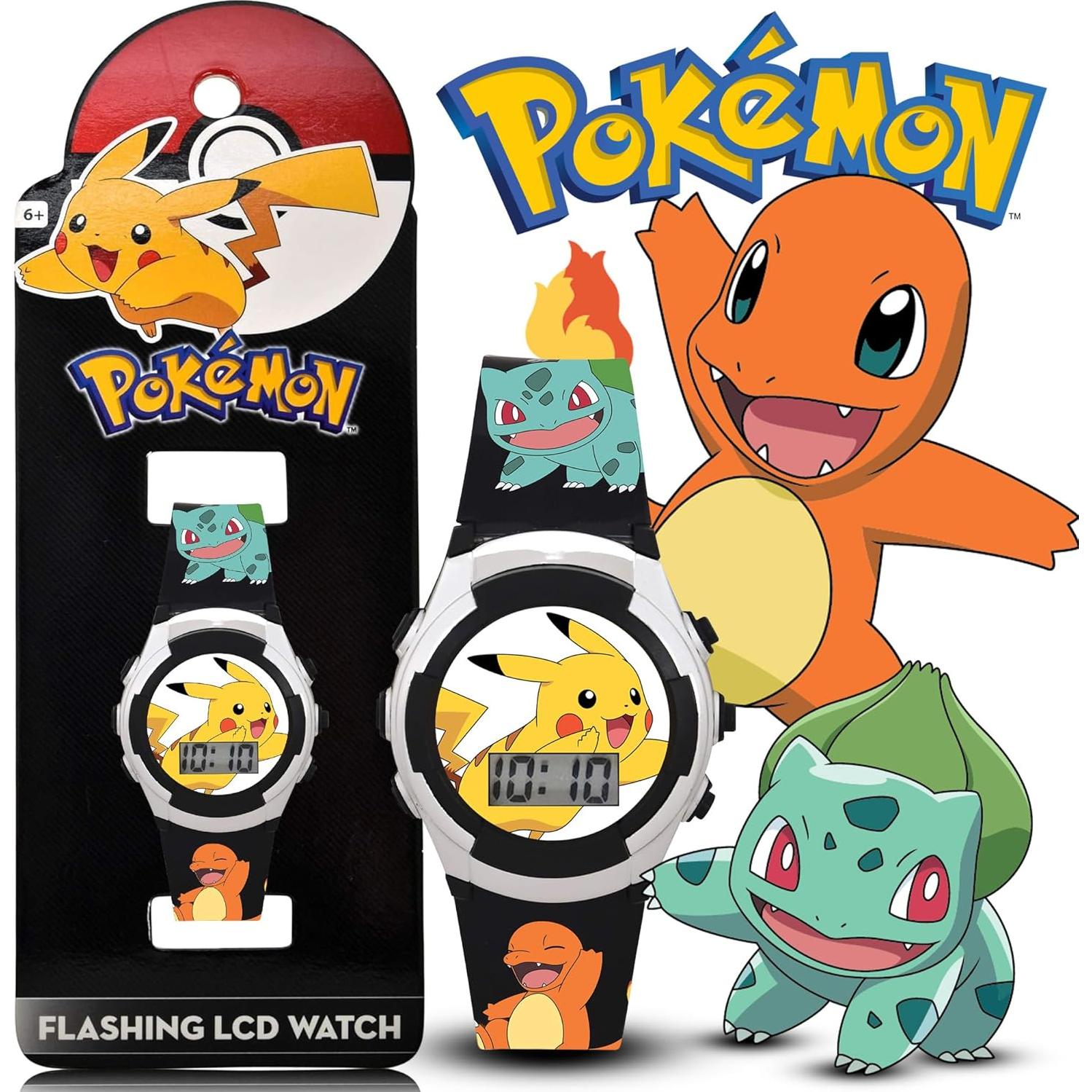 Reloj Digital LCD Accutime Kids Pikachu para Niños