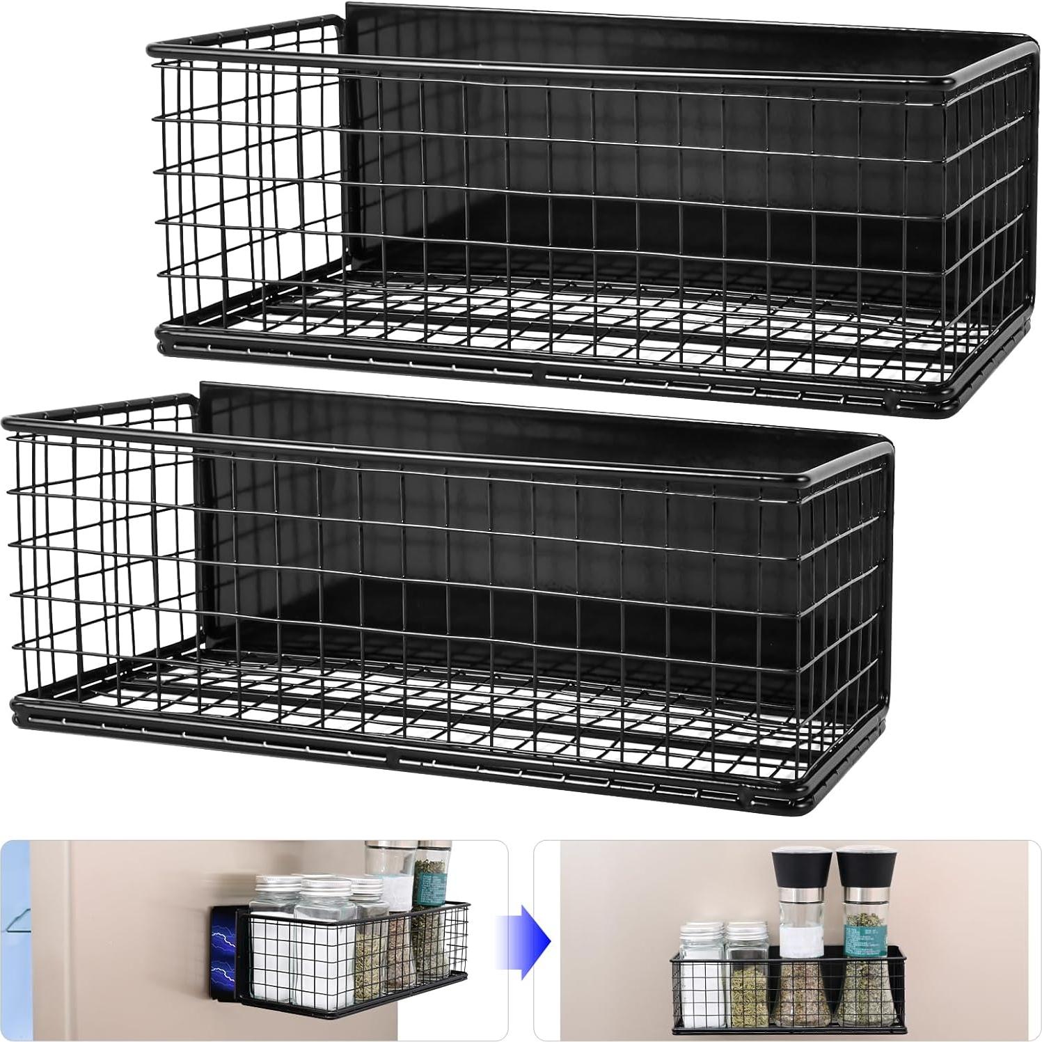 2 Cestas Magnéticas Organizador ONESIXEC para Refrigerador