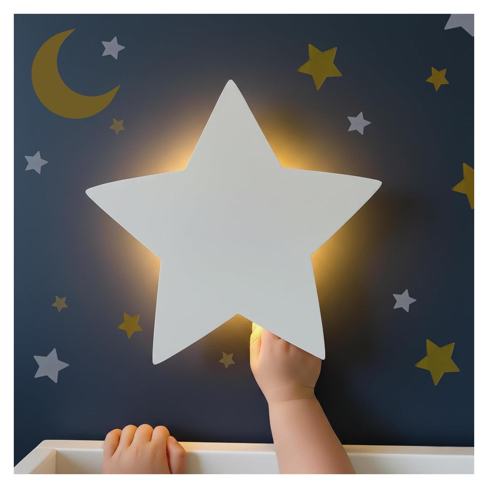 Luz Nocturna Regulable KALEOLI para Guardería Estrellada