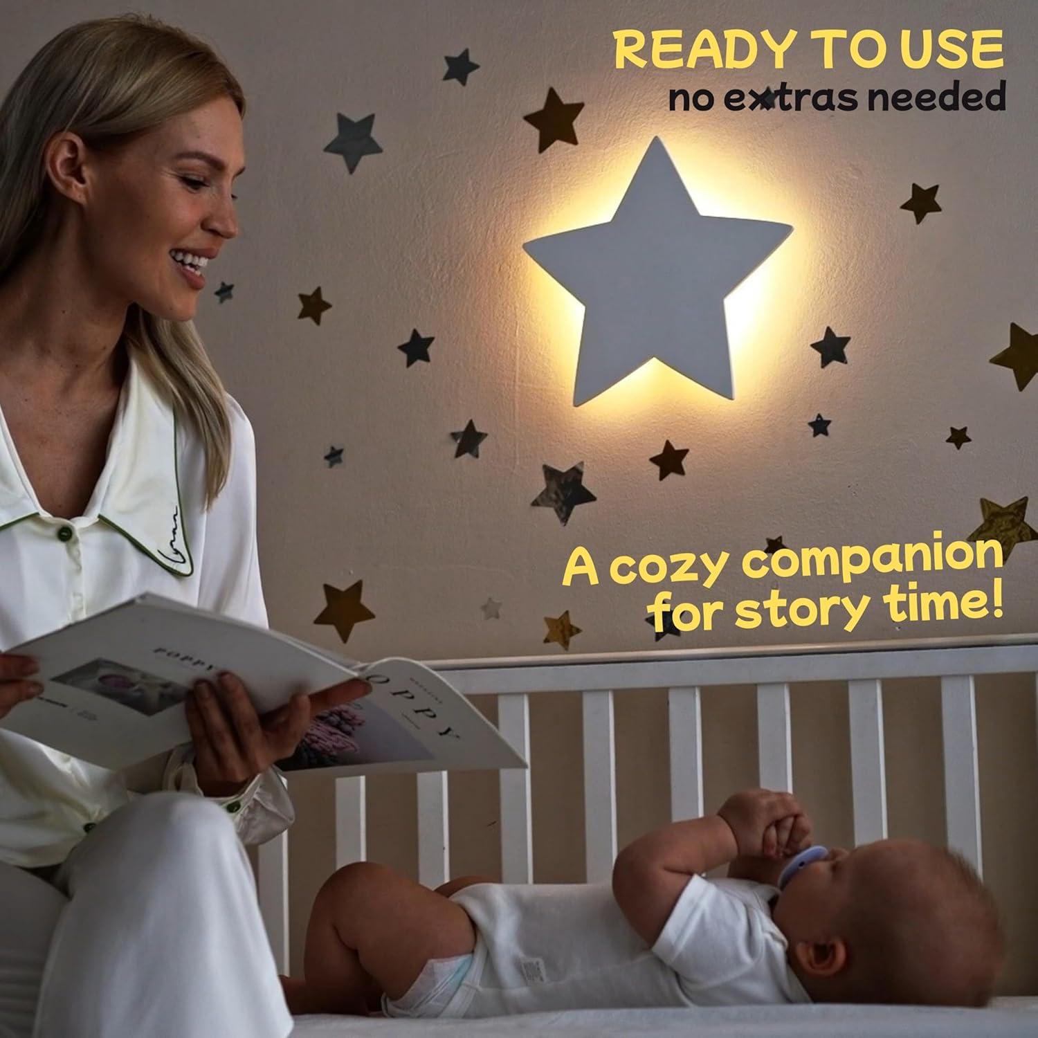 Luz Nocturna Regulable KALEOLI para Guardería Estrellada