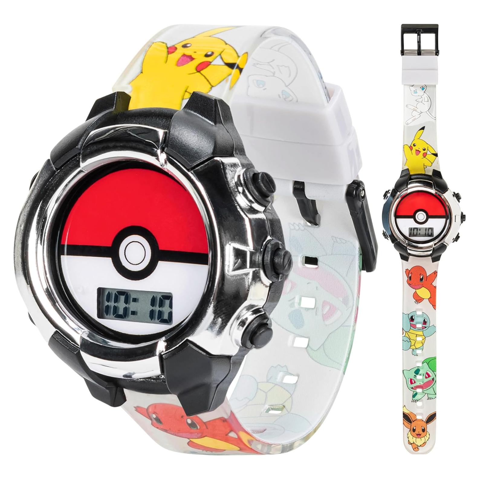 Reloj Digital Accutime Kids Pokeball Multicolor 20,6x11cm