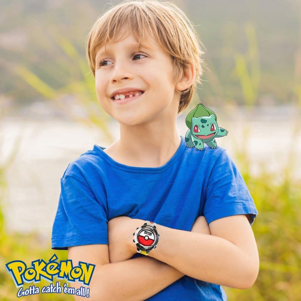 Reloj Digital Accutime Kids Pokeball Multicolor 20,6x11cm