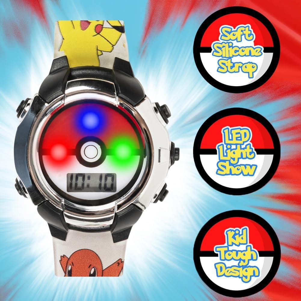 Reloj Digital Accutime Kids Pokeball Multicolor 20,6x11cm