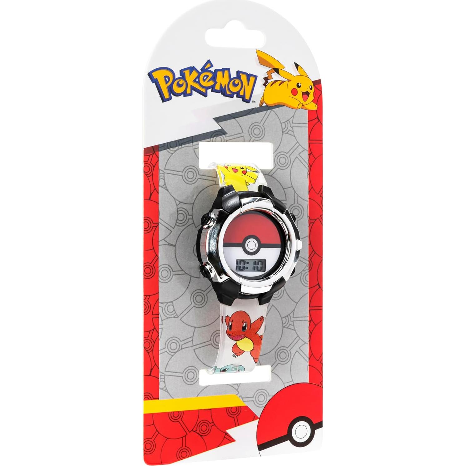 Reloj Digital Accutime Kids Pokeball Multicolor 20,6x11cm