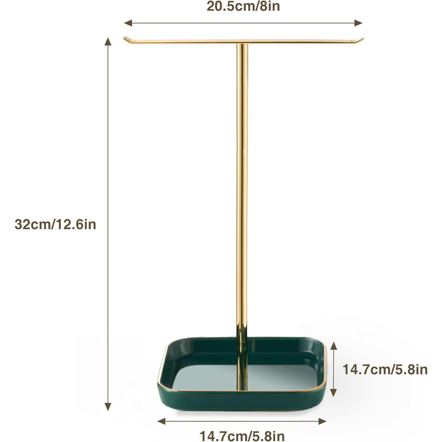 Soporte para Joyería pickpiff Árbol Cerámica 32 cm Verde