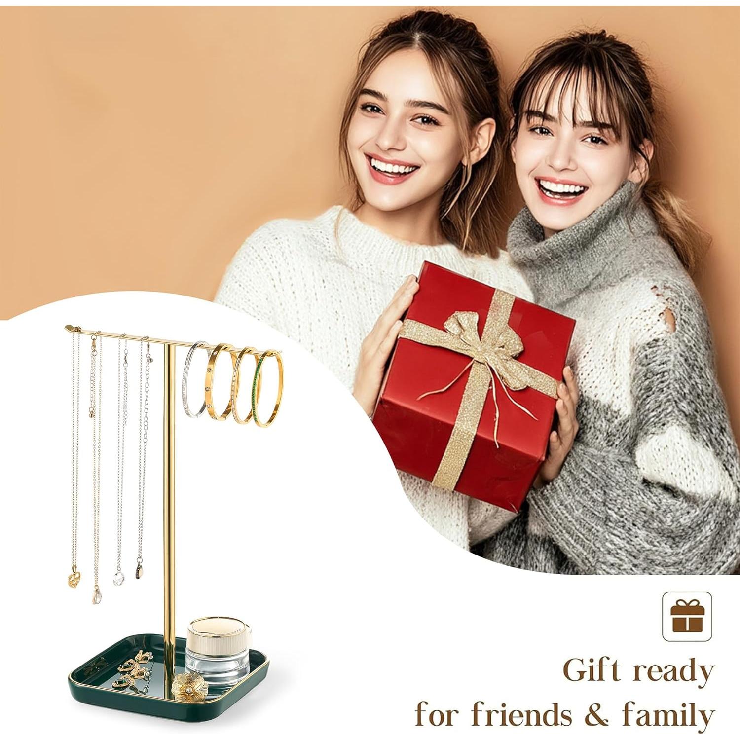 Soporte para Joyería pickpiff Árbol Cerámica 32 cm Verde